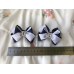 Дитячі шкільні банти “Мо сьогоднішки ромб“ синій +белий
